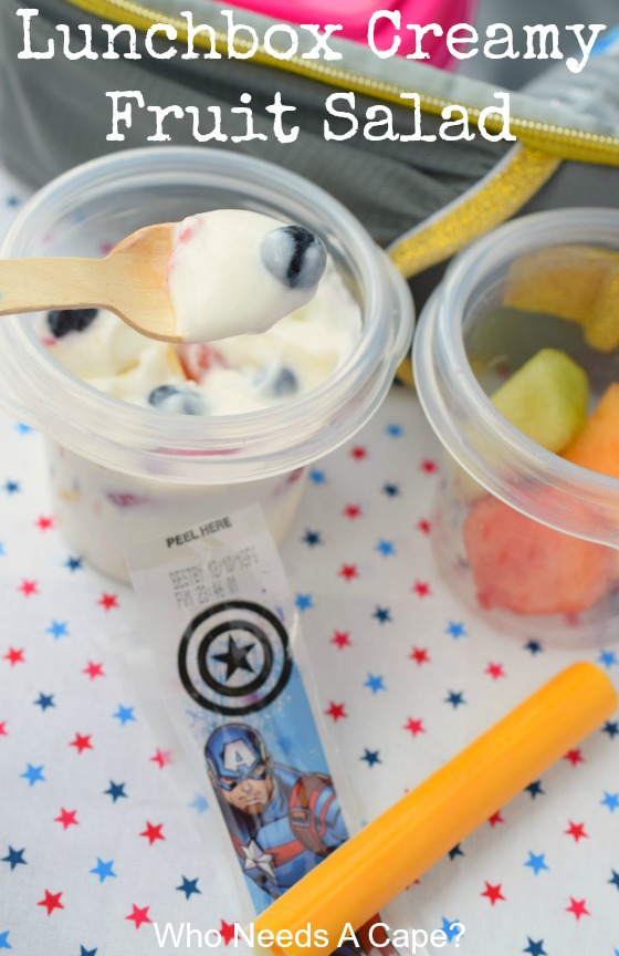 Lunchbox Creamy Fruit Salad