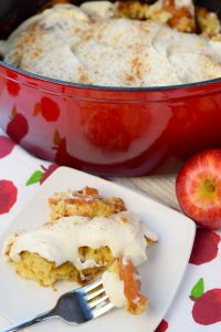 Dutch Apple Cobbler With Cheesecake Topping