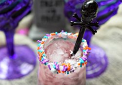 Need a fun beverage for Halloween parties? The Crypt Keeper Cocktail is easy to make, delicious and great for your spooky party.