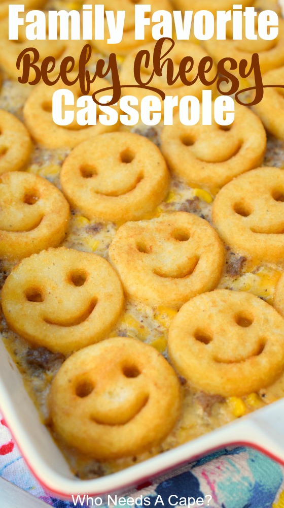Family Favorite Beefy Cheesy Casserole