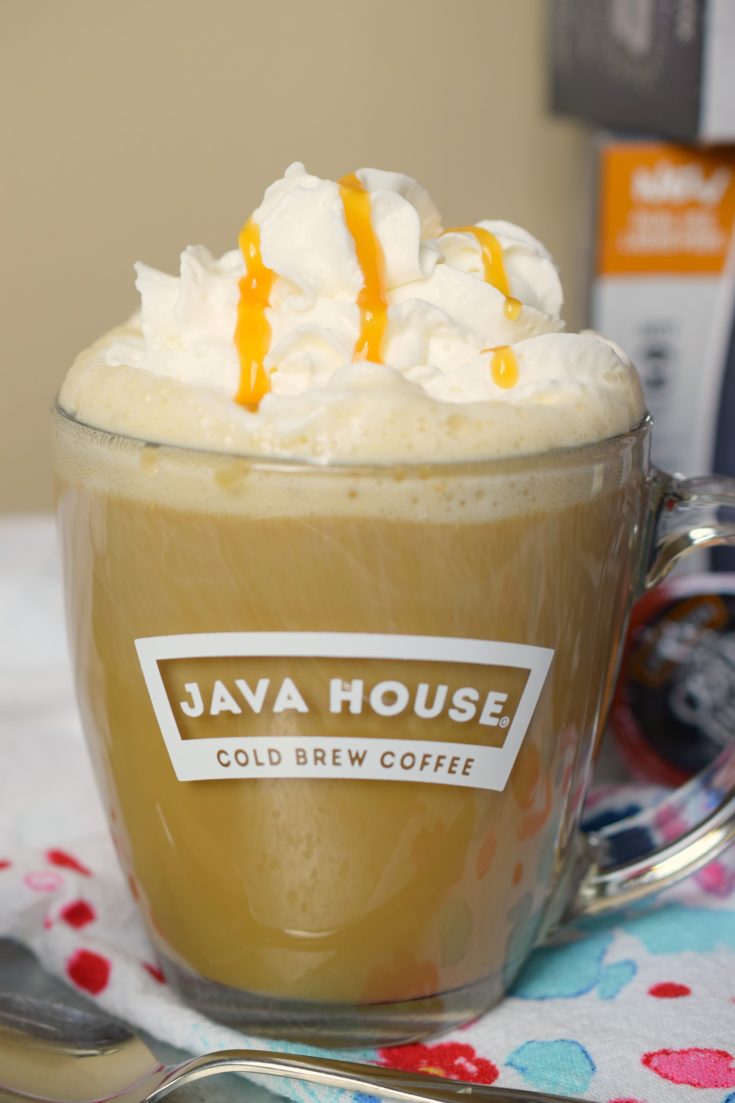 Hot Cold Brew Salted Caramel Coffee