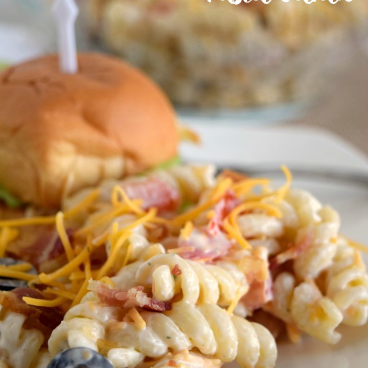 Bacon Ranch Pasta Salad -image
