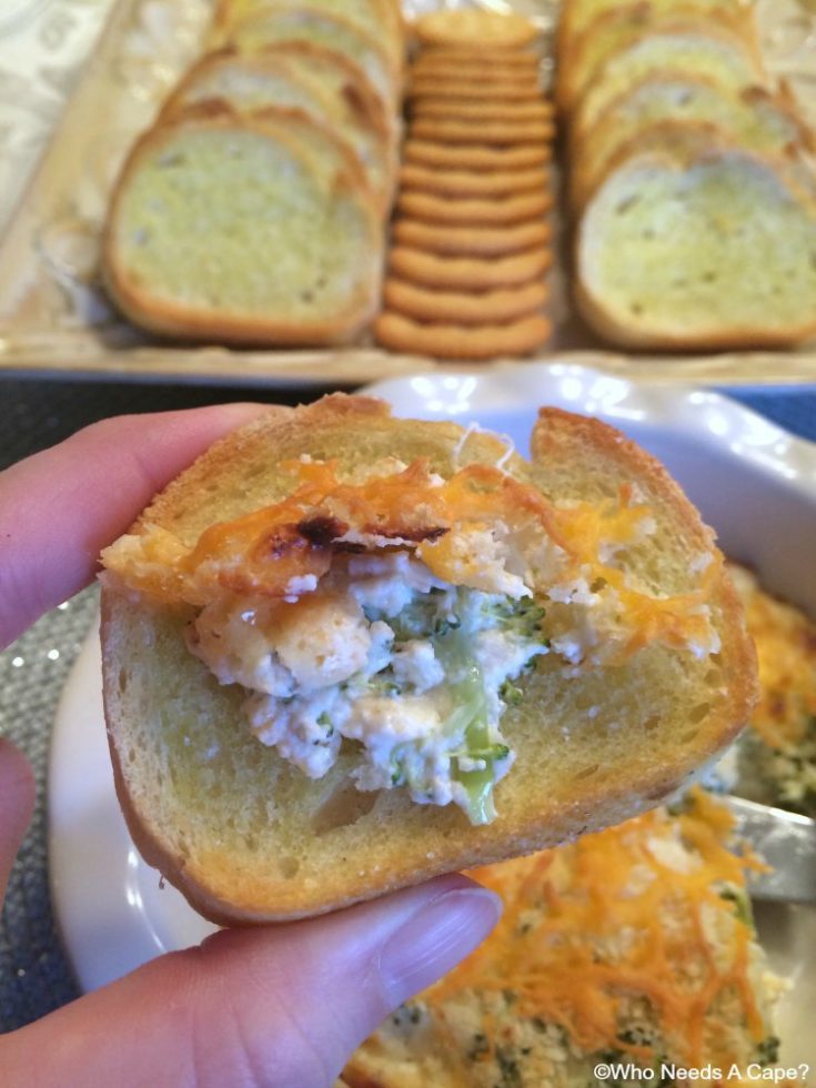 Baked Broccoli Cheese Dip