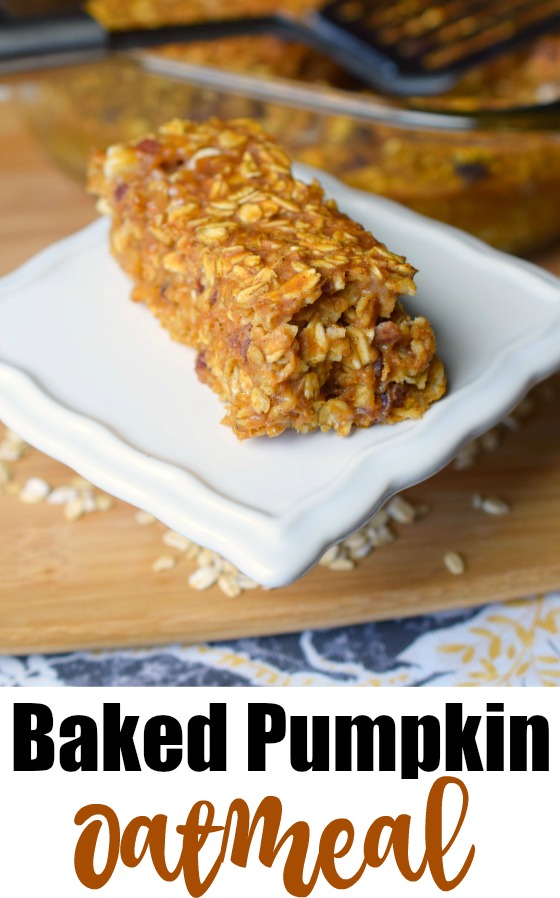 Baked Pumpkin Oatmeal