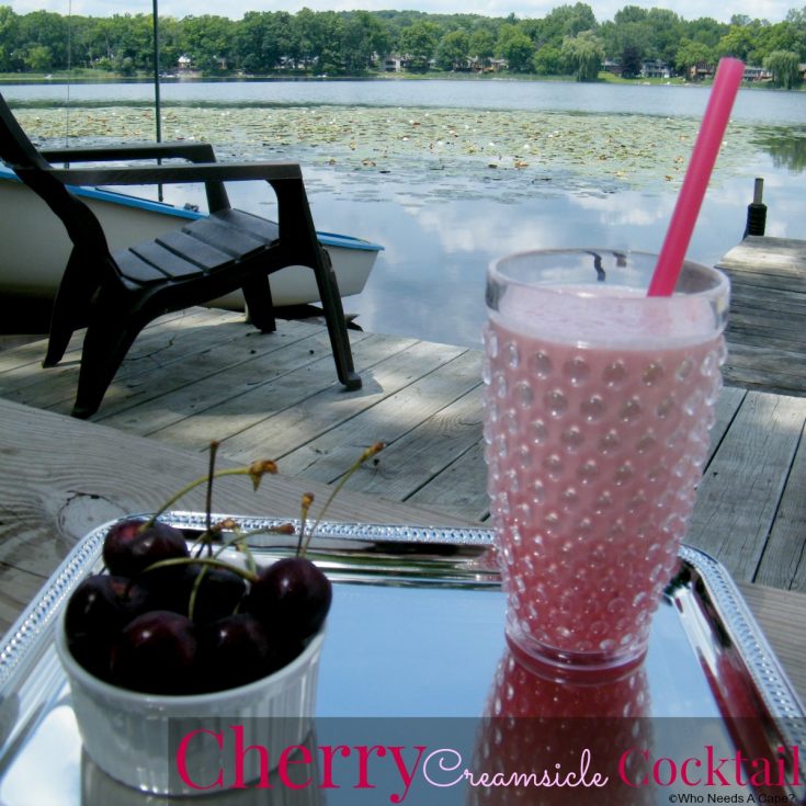 Cherry Creamsicle Cocktail