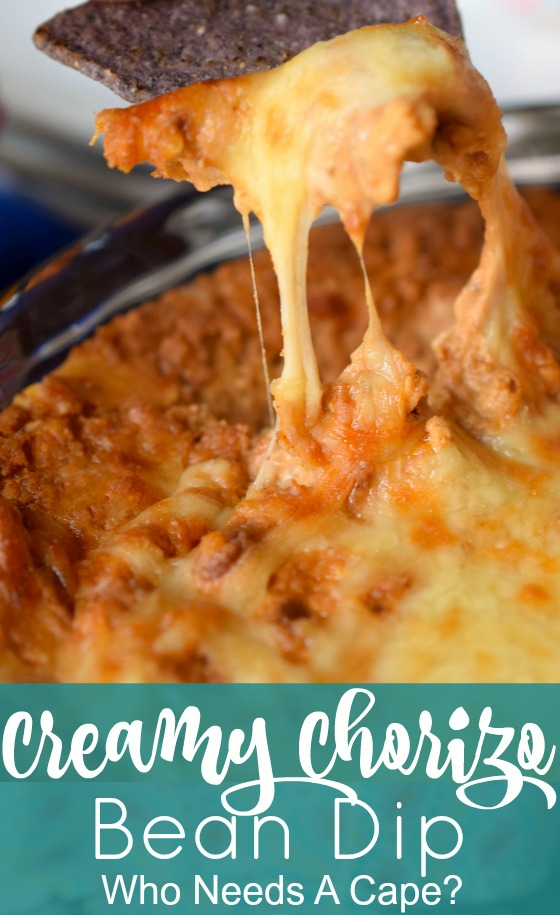 Creamy Chorizo Bean Dip