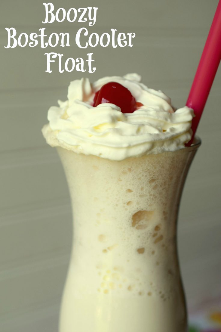 Boozy Boston Cooler Float