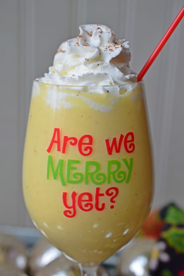 No Egg in This Nog {Eggless Eggnog}
