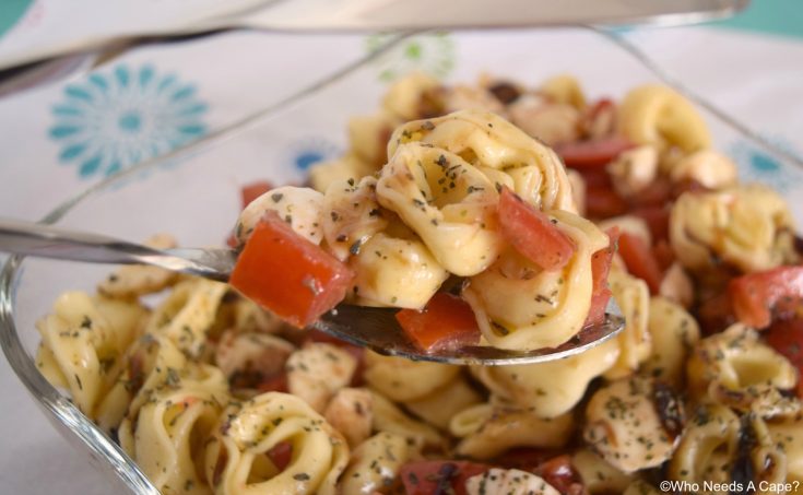 Tortellini Caprese Salad