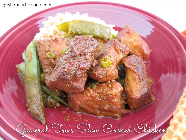 General Tso’s Slow Cooker Chicken