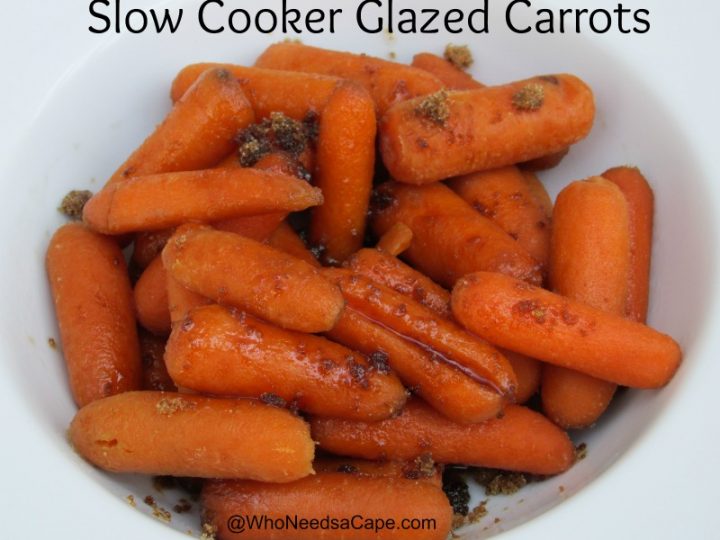 Easy Crockpot Carrots - Slow Cooker Crockpot Glazed Carrots