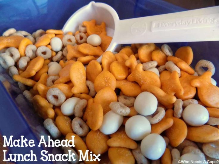 Make Ahead Lunch Snack Mix