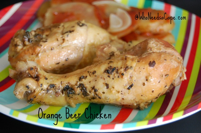 Slow Cooker Orange Beer Chicken