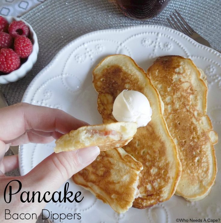 Pancake Bacon Dippers