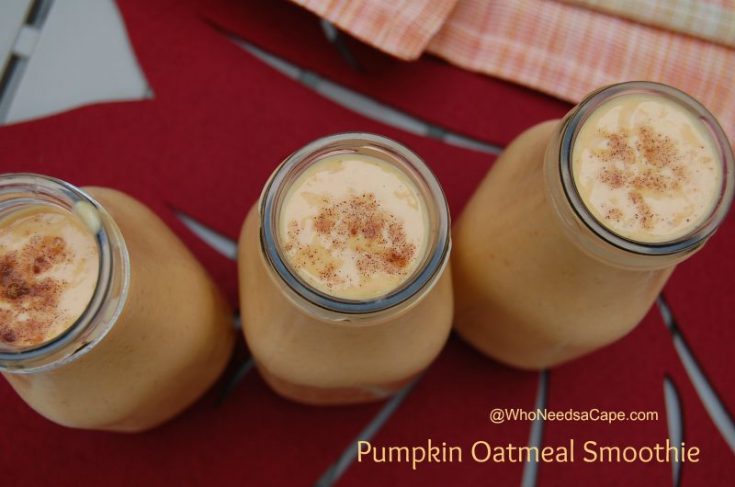 Pumpkin Oatmeal Smoothie