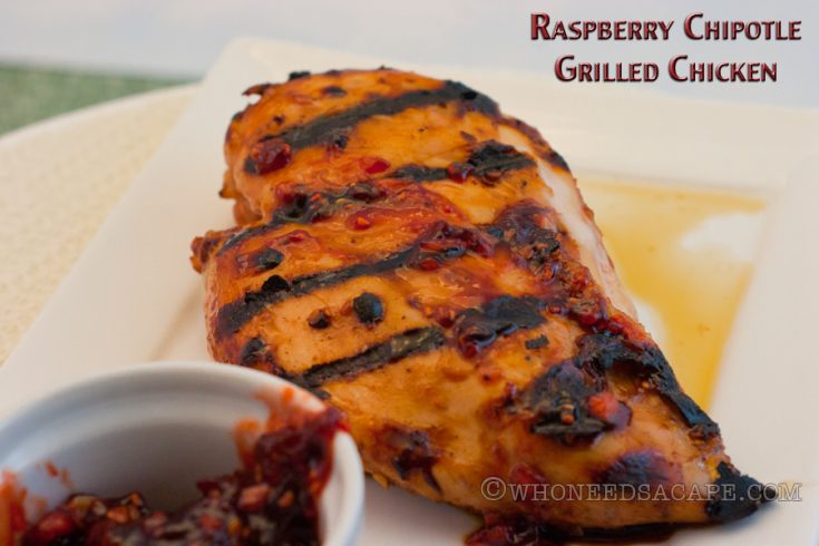 Raspberry Chipotle Grilled Chicken