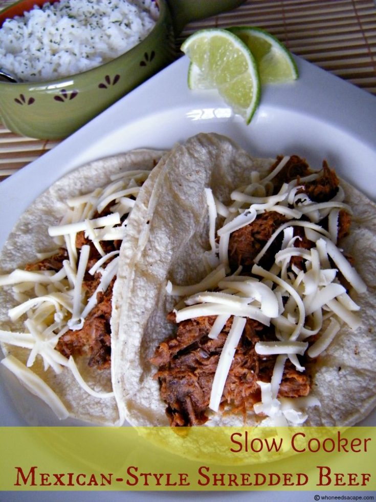 Slow Cooker Mexican-Style Shredded Beef