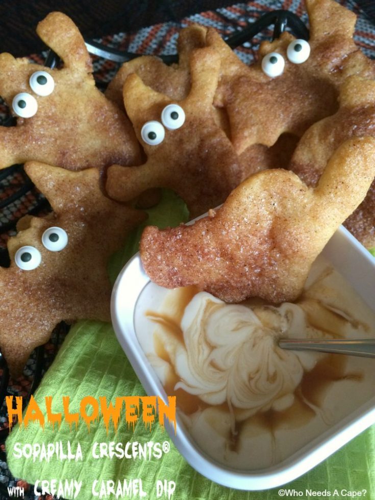 Halloween Sopapilla Crescents® with Creamy Caramel Dip