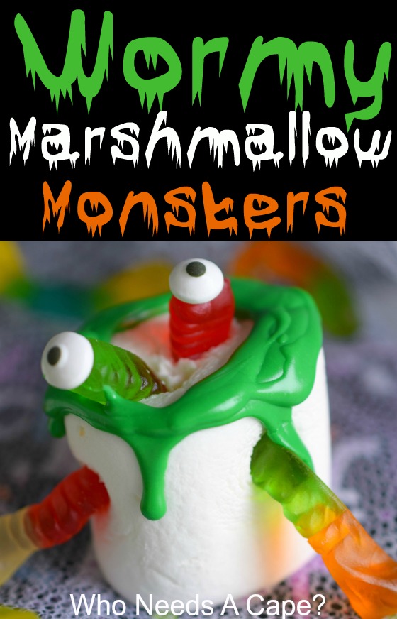 Wormy Marshmallow Monsters - Who Needs A Cape?