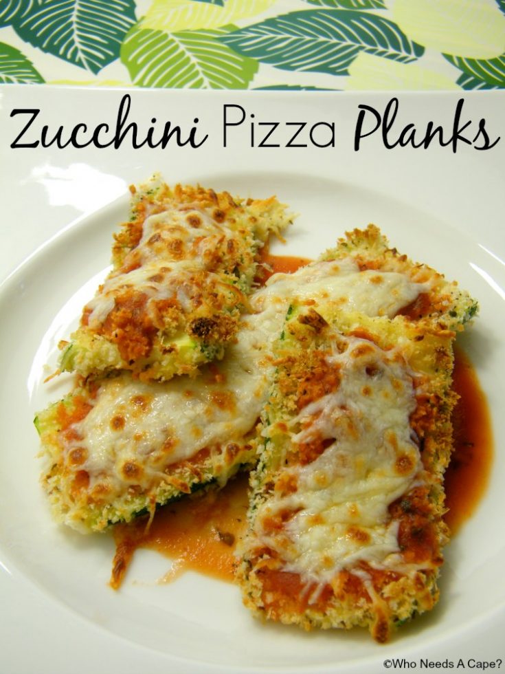 Zucchini Pizza Planks