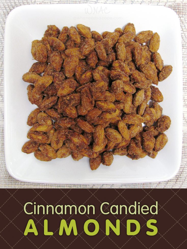Cinnamon Candied Almonds