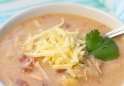 Slow Cooker Southwest Chicken Soup is a comforting meal that feeds a crowd. Grab your crockpot, this is an easy to make flavor-packed dinner you'll love.