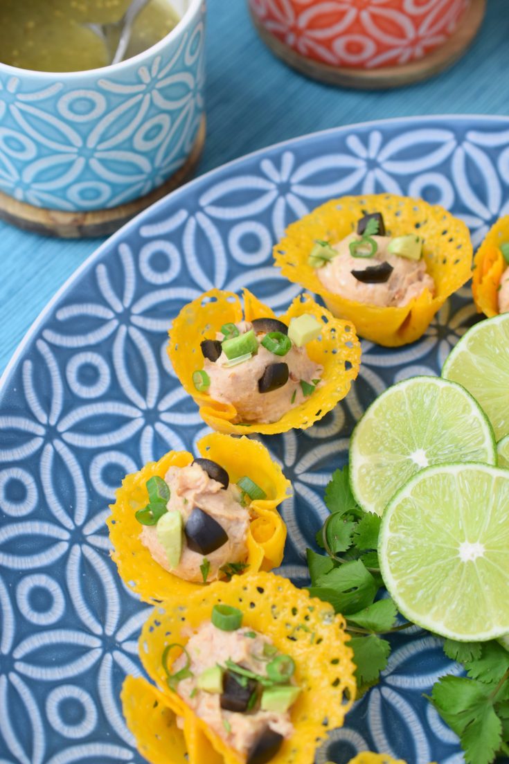 Creamy Refried Bean Cheese Cups