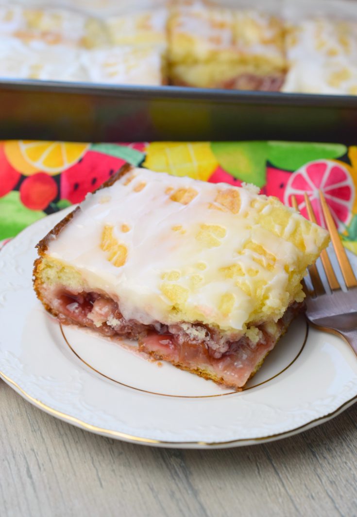 White Chocolate Cherry Coffee Cake